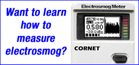 Learn how to measure electrosmog using RF and LF meters