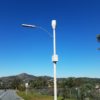 5G small cell on light pole
